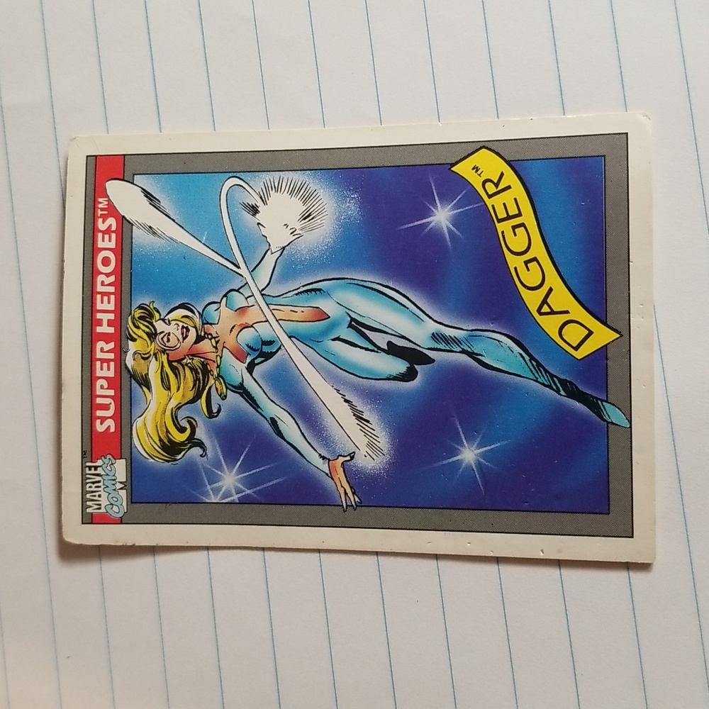 Marvel Comic Trading Card Dagger #14